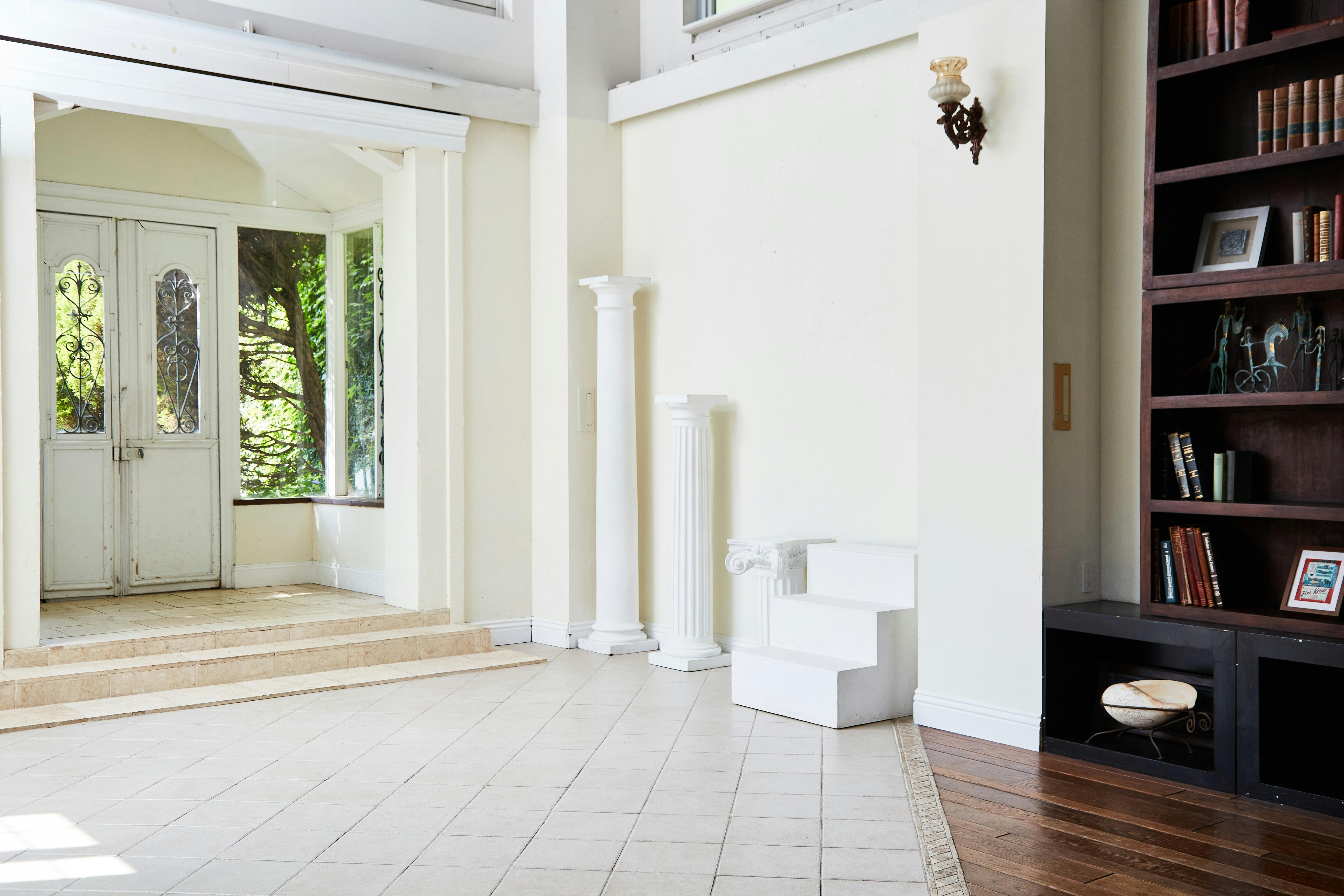 窓の抜けにはグリーンも