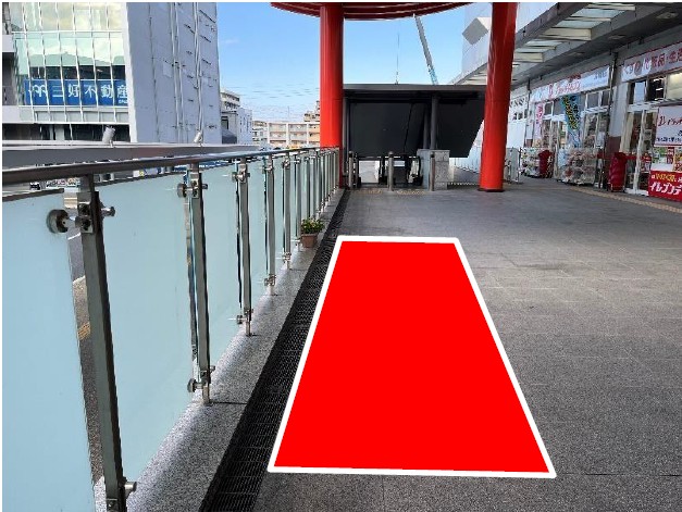 【JR香椎駅構内】JR香椎駅構内イベントスペース（駅改札前）