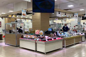 【マルイファミリー志木】1階 カレンダリウムF10【食物販・調理行為可能】生鮮食品フロアーに位置し、集合型のサークル状の区画。実演販売に最適なスペースです。