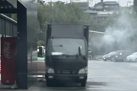 【メガセンタートライアル上熊本店】食物販に適したキッチンカー専用イベントスペース①