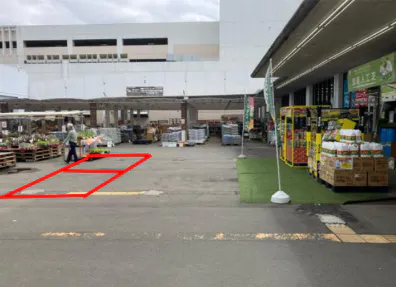【ダイシン幸町店】【8/29-30夏祭り限定区画】外売場ブース　キッチンカーの出店に最適な屋外の催事イベントスペースの画像