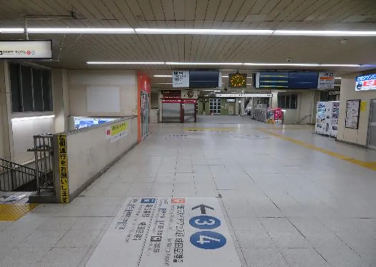 【京成高砂駅】食物販やポップアップストアに最適な人の流動が多い改札内コンコース