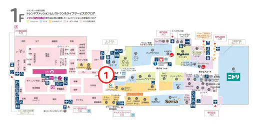 【イオンモール加西北条*】モールメディア⑥1Fフロアシート