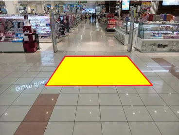 【イオンモール加西北条*】モールメディア⑥1Fフロアシートの画像