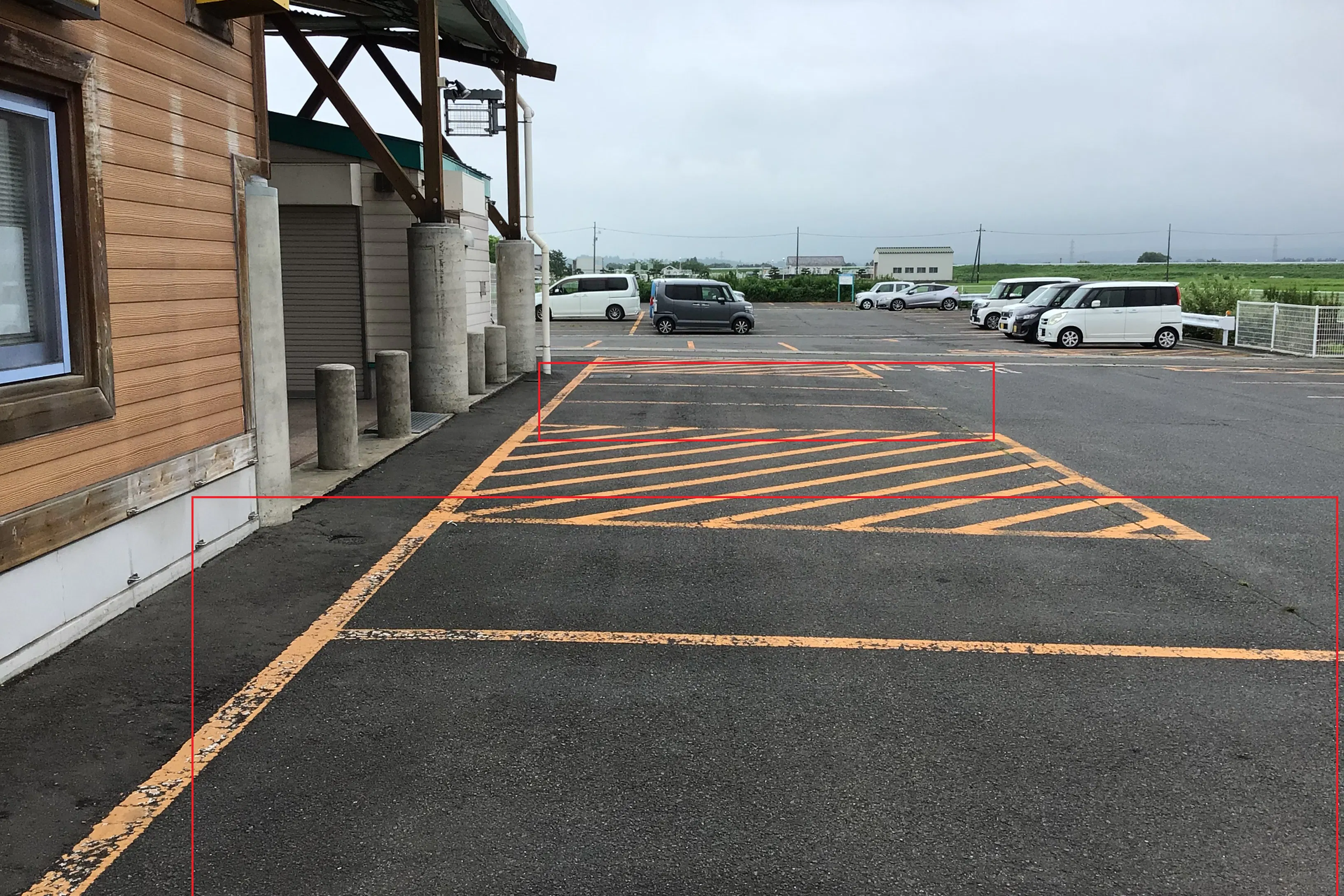 【ダイナム宮城加美店】キッチンカーやプロモーションに最適なアミューズメント施設のイベントスペース(店舗駐車場(食事処側))