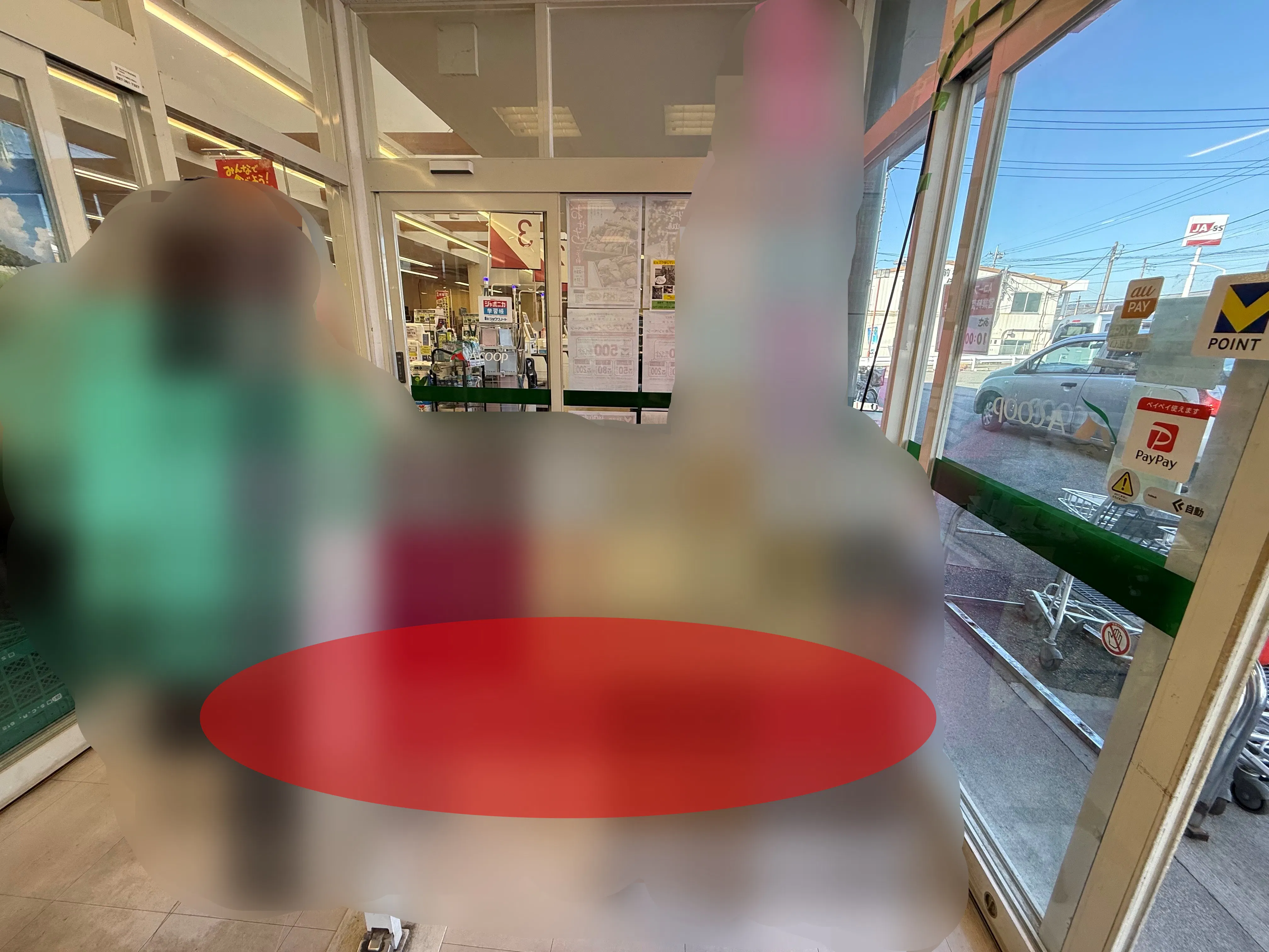 【Aコープみやぎ店】物販に利用可能な風除室スペース