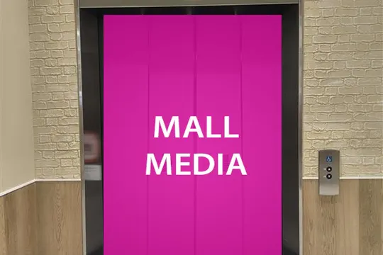 【イオンモール新利府】モール内広告 エレベーター