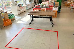 【おてんとさん南方店】販促プロモーションに最適な入口近くのレンタルスペース