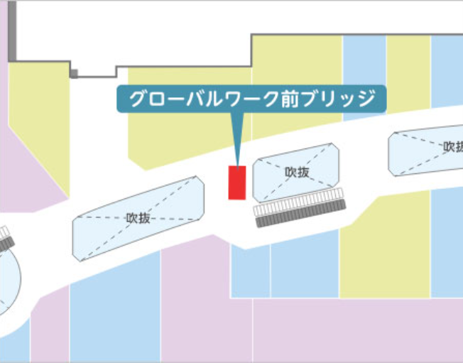 【イオンモール浦和美園*】2Fグローバルワーク前ブリッジ