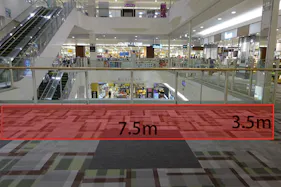 【イオンモール神戸北】2F あじさいブリッジ(保険カウンター前)※ベンチ無し