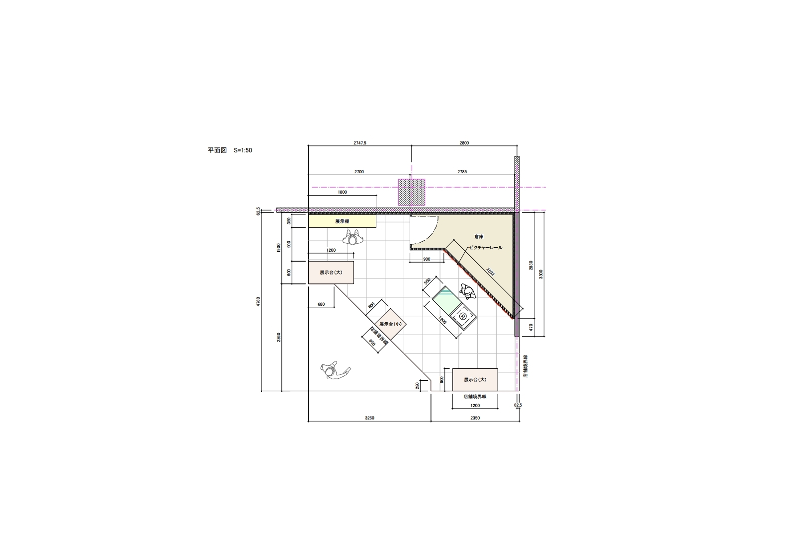 完成予定の区画図です
