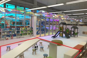 【TSUTAYA佐倉店】物販やワークショップに利用可能な1Fキッズスペース