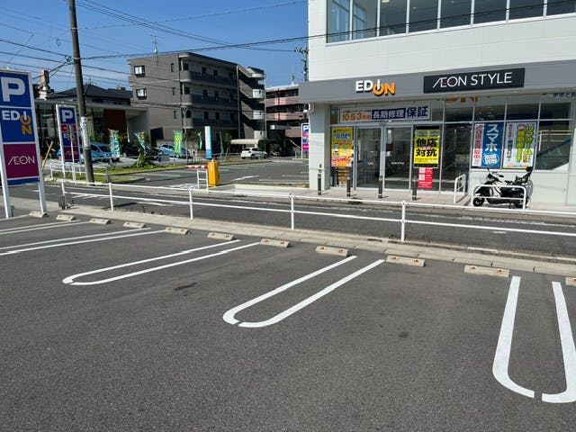 【エディオン高針原店】ポップアップストアやプロモーションに利用可能な東側駐車場イベントスペース