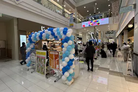 【イオンモール京都五条】1F 吹抜け(イオン側)