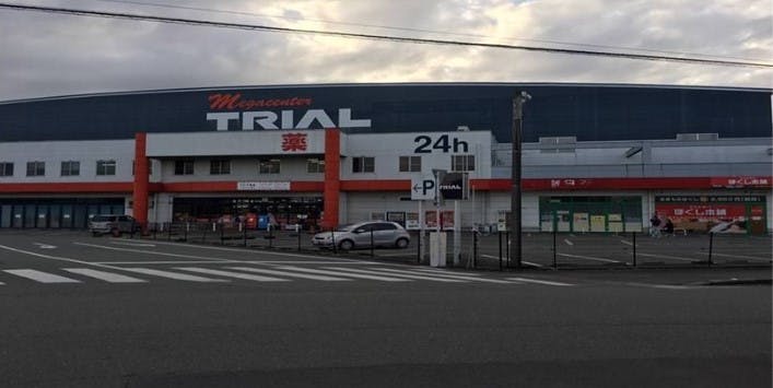 【メガセンタートライアル筑後店】NEW！販促プロモーションやポップアップストアに最適な「 Ⓐ正面入口風除室」※買取催事不可の画像