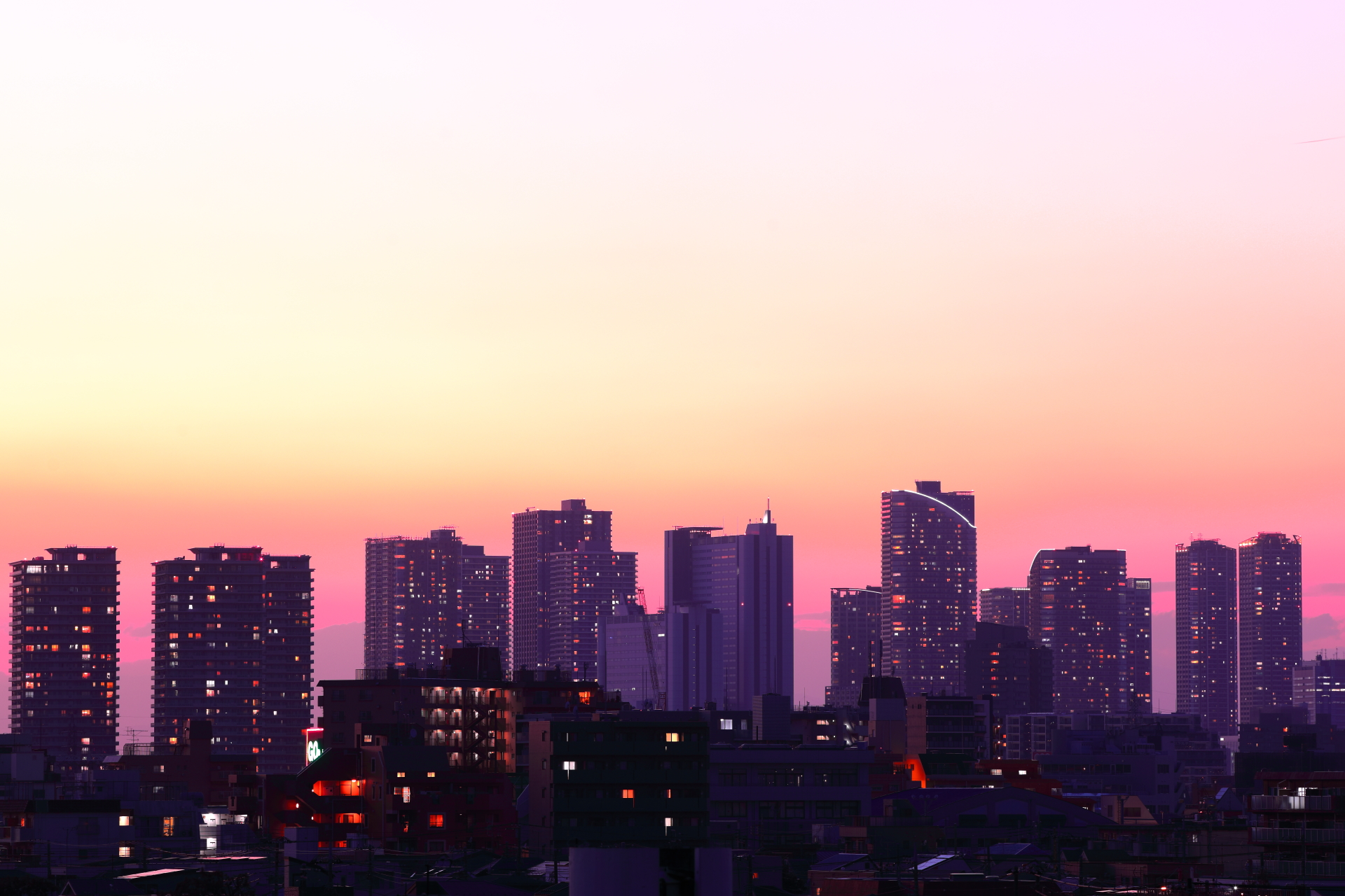 【蓮沼駅2分】日没時