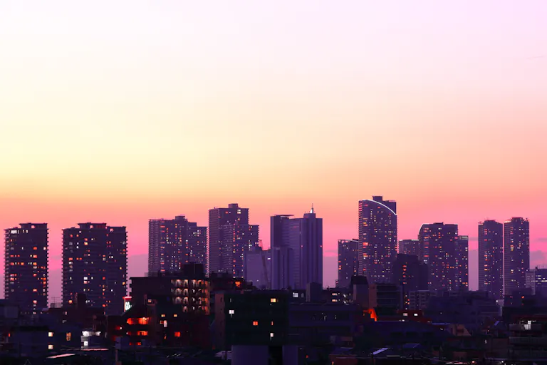 【蓮沼駅2分】日没時