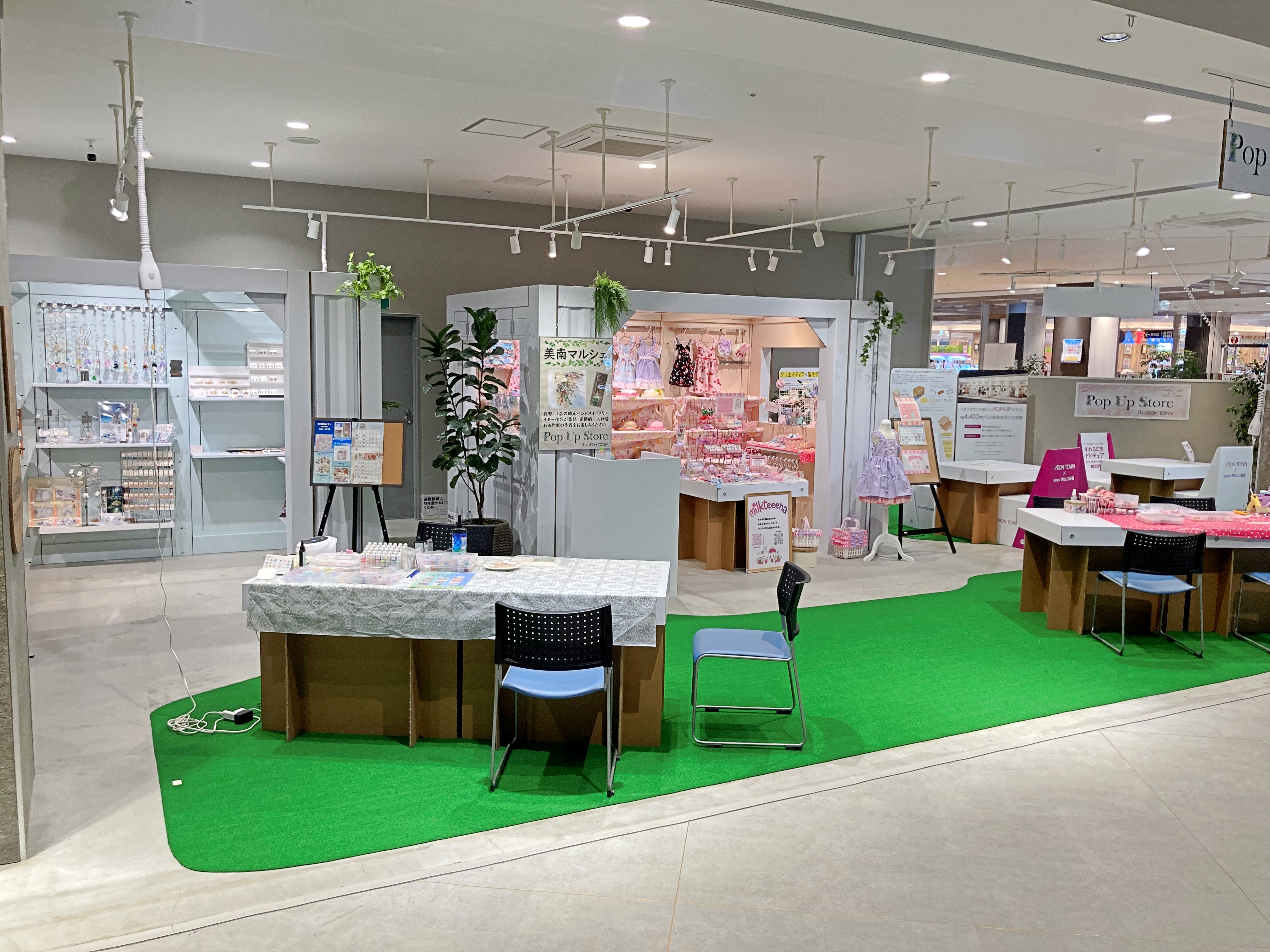 【イオンタウン吉川美南／POPUPピンク】什器・諸費用込み！ 低価格で出店可能！ ポップアップストア特設スペースの画像6