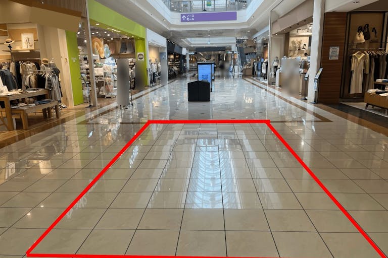 【イオンモール新居浜】『1F 催事スペースE-2』ーレストラン街に近く通行量抜群!プロモーション活動に最適なスポットの画像2