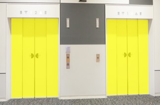 【イオンモール木更津】エレベーター扉