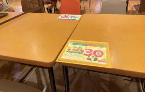 【イオンモール京都桂川】モール内広告 フードコート・カジュアルコート