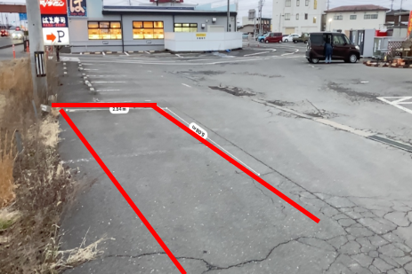 【ダイシン古川店】駐車場　キッチンカーの出店やテント形式のイベント実施に最適な屋外の催事イベントスペース