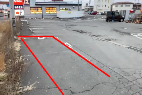 【ダイシン古川店】駐車場　キッチンカーの出店やテント形式のイベント実施に最適な屋外の催事イベントスペース