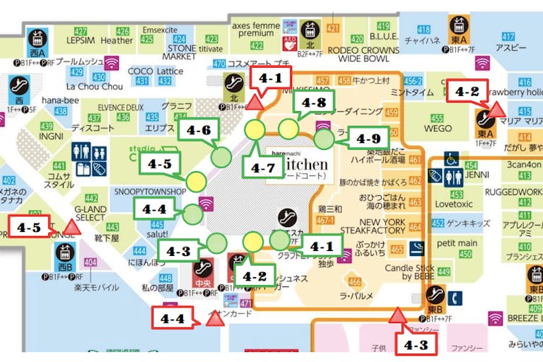 【イオンモール岡山】モール内広告 柱巻きポスター・三⾓什器ポスターの画像5