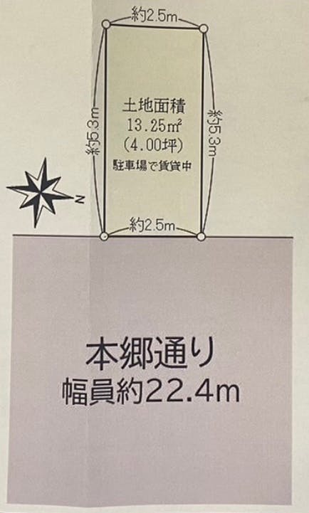 【本駒込駅1分】キッチンカーでの出店が可能な屋外スペース