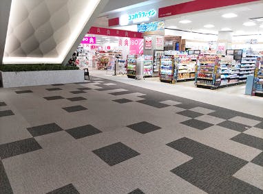 【イオンモール徳島】2F南側エスカレーター下スペースの画像