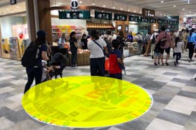 【イオン藤井寺ショッピングセンター】モール内広告 フロアシート