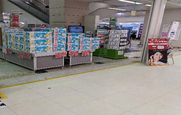 【イオン鴨川店】各種プロモーションや物販ポップアップストアに最適な1階エスカレータ横のイベントスペース