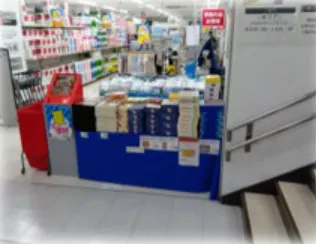 【西友 平井店】2F階段脇サッカー台横 ポップアップストア(物販、食物販)やプロモーション用途に最適なスーパー店内催事イベントスペース