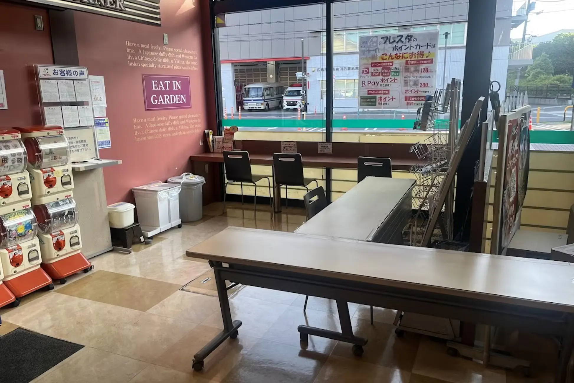 【フレスタ祇園店】プロモーションに最適な店内イートインスペース