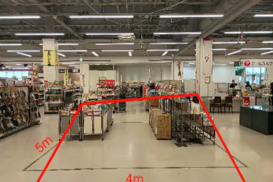 【イオン七戸十和田駅前店】食品レジ後ろ催事場 販促プロモーションに最適なスーパー店内催事イベントスペース