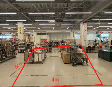 【イオン七戸十和田駅前店】食品レジ後ろ催事場 販促プロモーションに最適なスーパー店内催事イベントスペース
