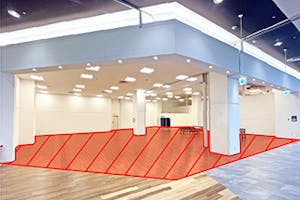 【イオンモール三川】商品プロモーションやポップアップストアに最適な区画タイプの2F赤川コート