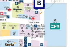 【イオンモール加西北条*】モールメディア②1F大型専門店エレベーター