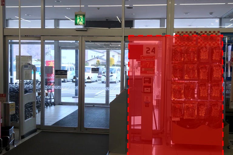 【西友 豊科店】入口横 プロモーション用途や物販、食物販のポップアップストアに最適なスーパー店内催事イベントスペースの画像1