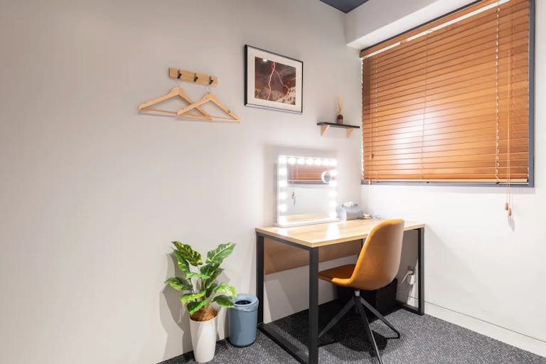 4室の控室を無料でご利用可能