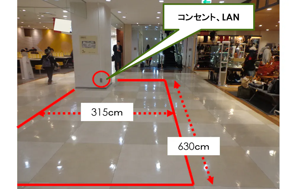 【アルカキット錦糸町】3階 下りエスカレーター前特設会場