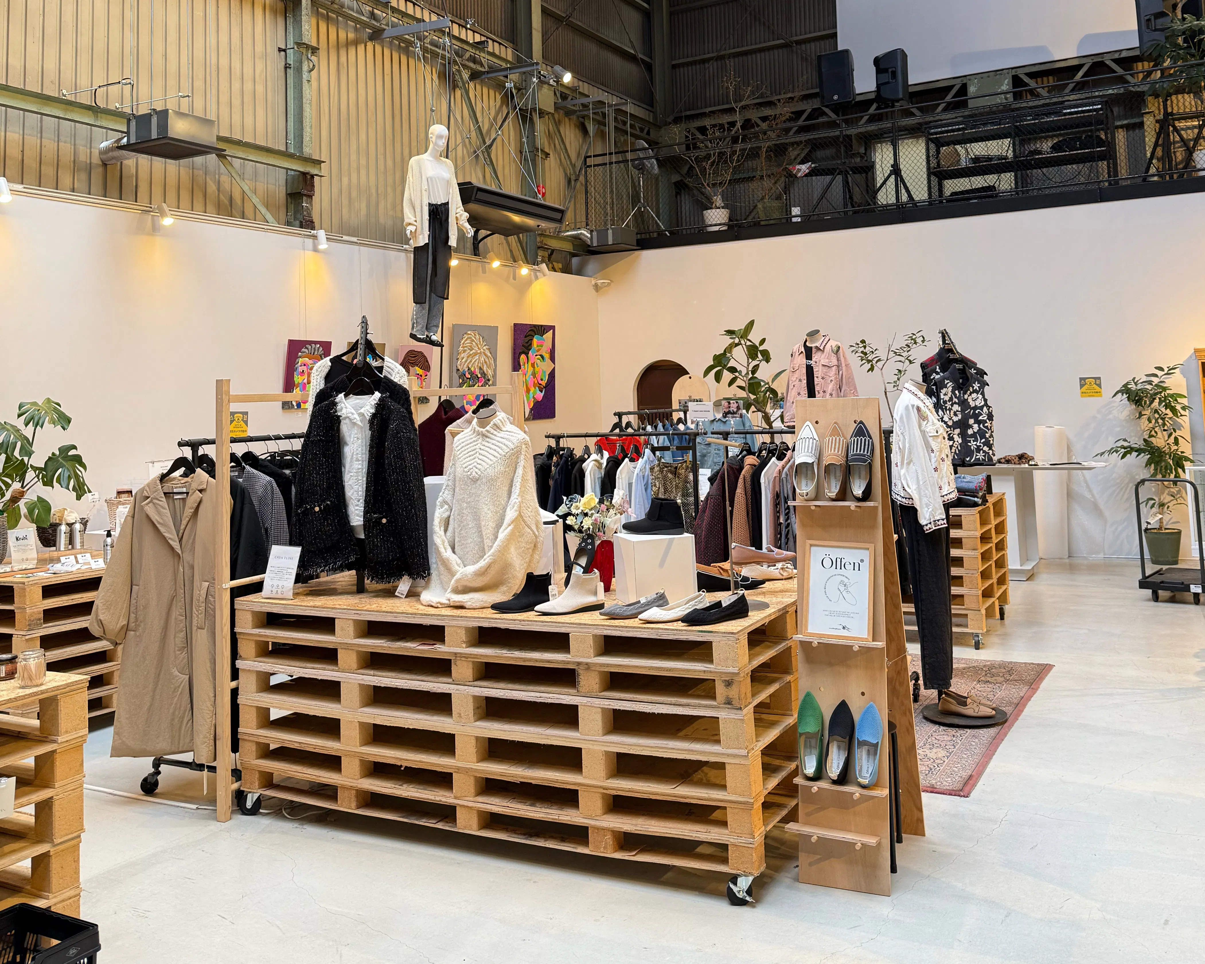 【北加賀屋駅6分】カフェ併設／無料什器付きのサスティナブル施設内のイベントスペース｜ポップアップ・展示・ワークショップに最適の画像