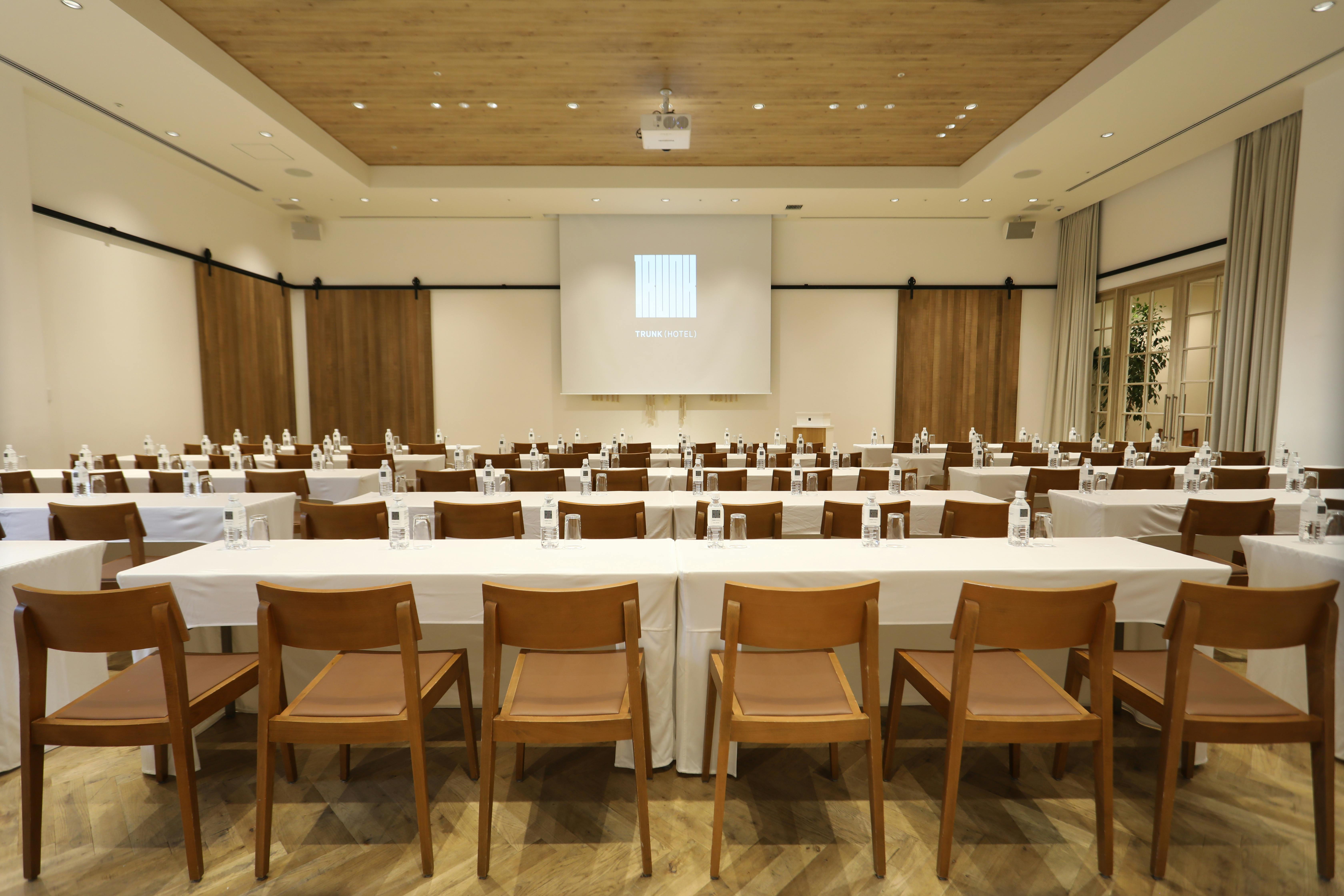 【渋谷駅6分|KEYAKI】ローンチパーティや大型プロモーション、展示会イベントの開催に最適な「TRUNK(HOTEL)」内のイベントスペース