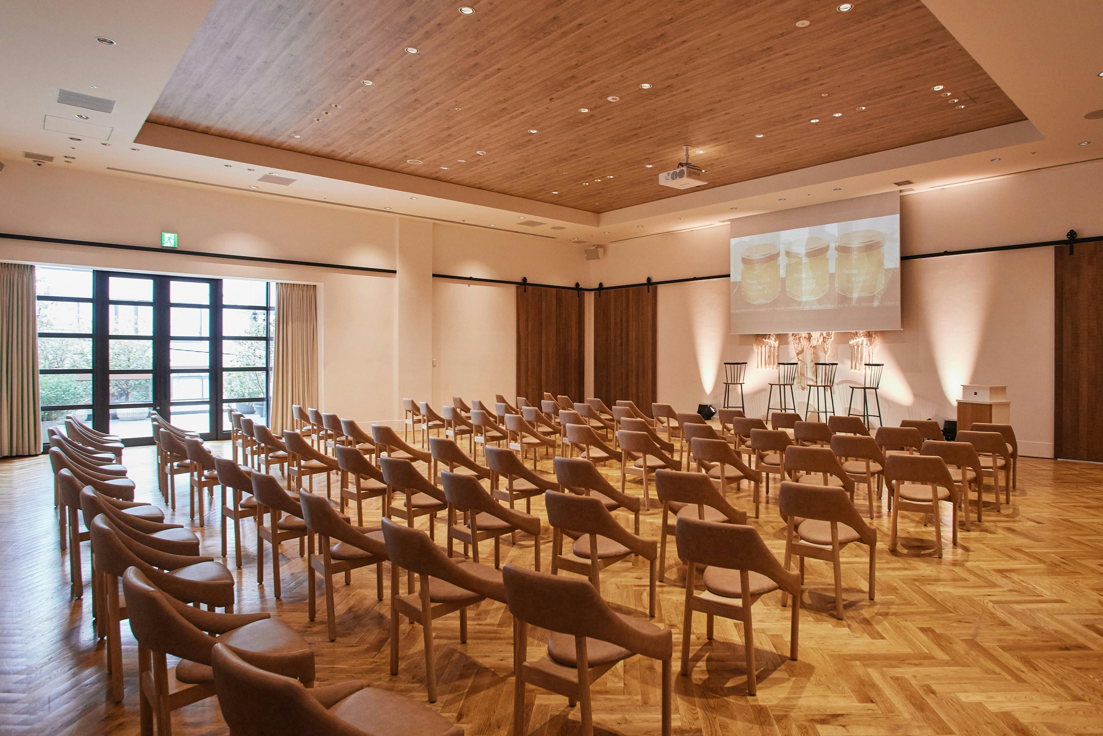 【渋谷駅6分｜KEYAKI】ローンチパーティや大型プロモーション、展示会イベントの開催に最適な「TRUNK（HOTEL）」内のイベントスペース