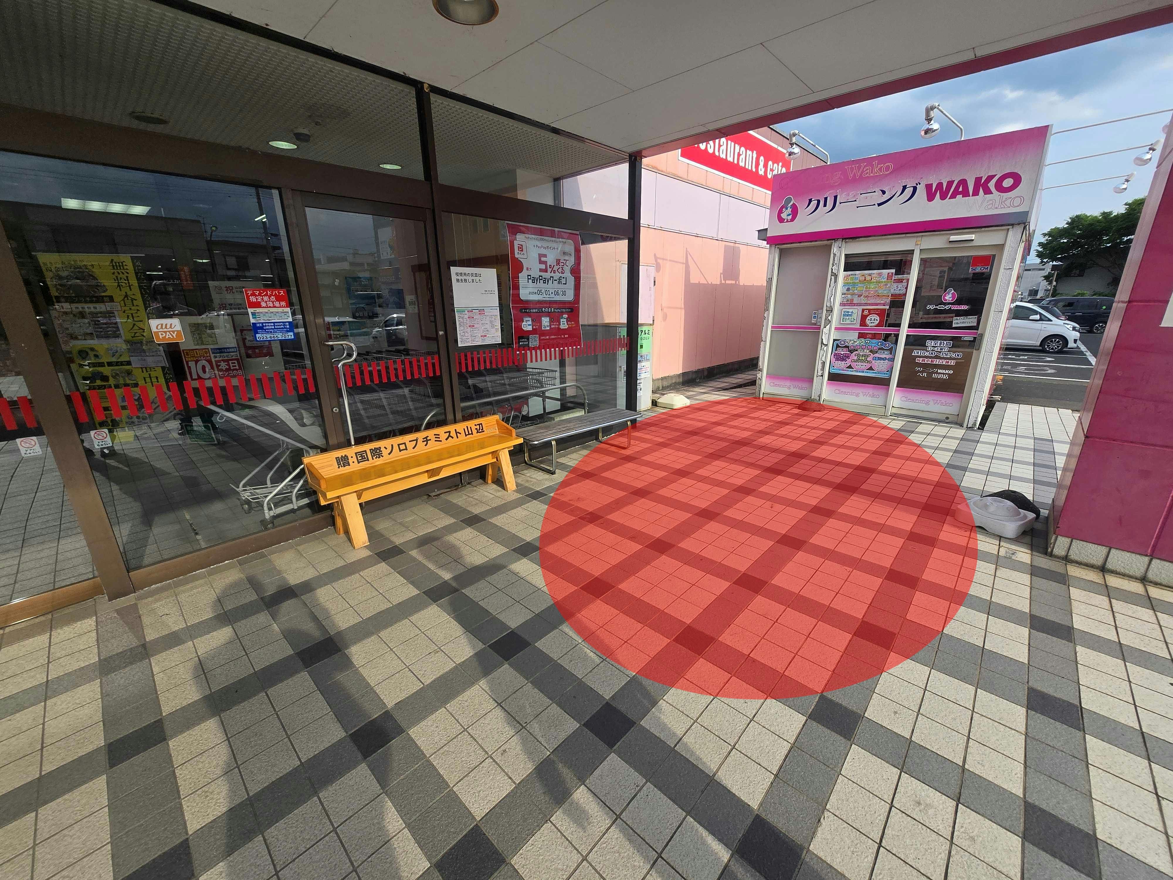 【ショッピングプラザベル山辺店】物販や販促プロモーションに最適な入口近くのレンタルスペースの画像