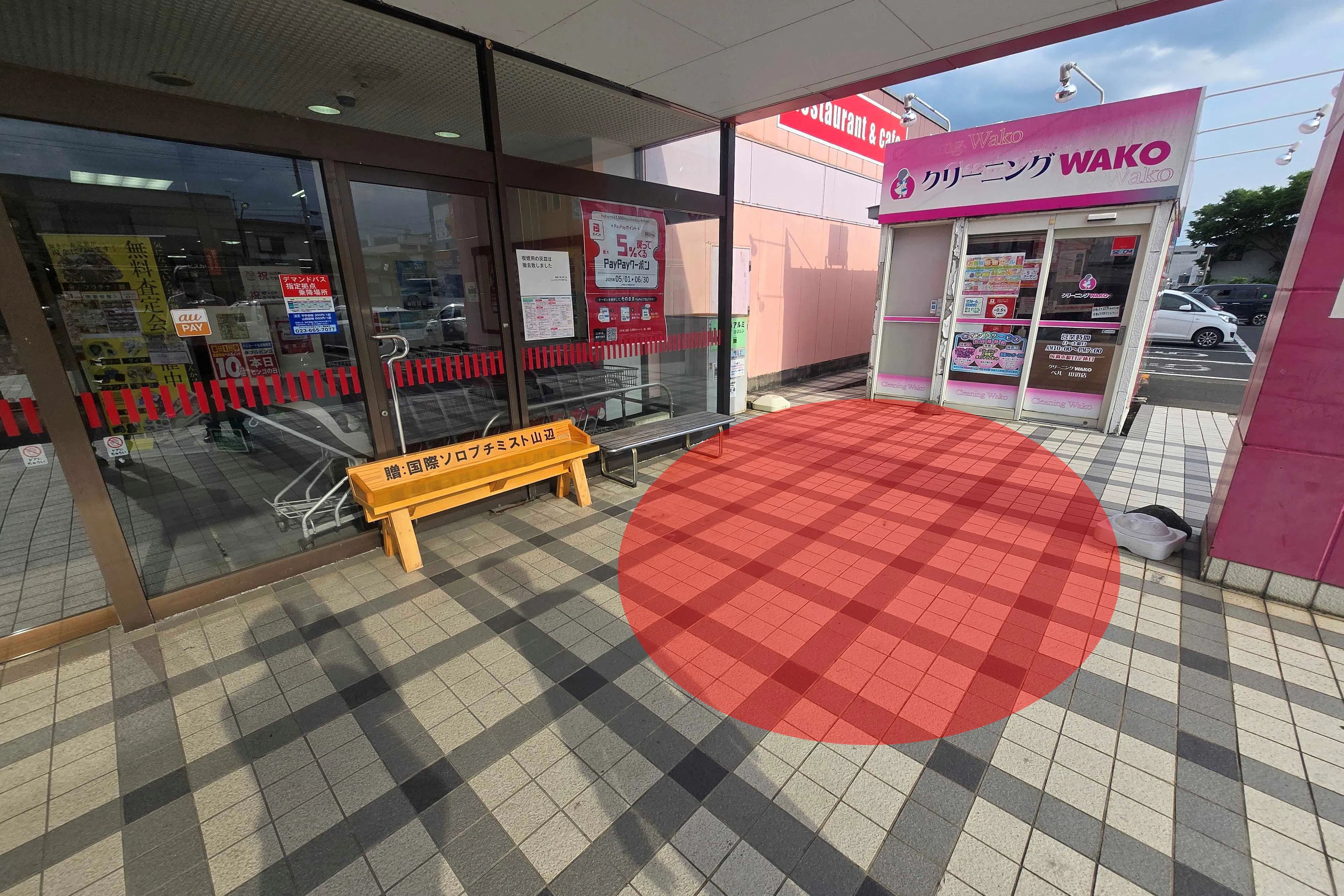 【ショッピングプラザベル山辺店】物販や販促プロモーションに最適な入口近くのレンタルスペース