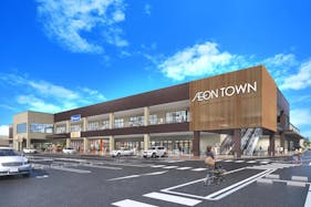 【イオンタウン松本村井】各種物販イベントやプロモーションイベントに最適な通行量の多い商業施設入口軒下のイベントスペース