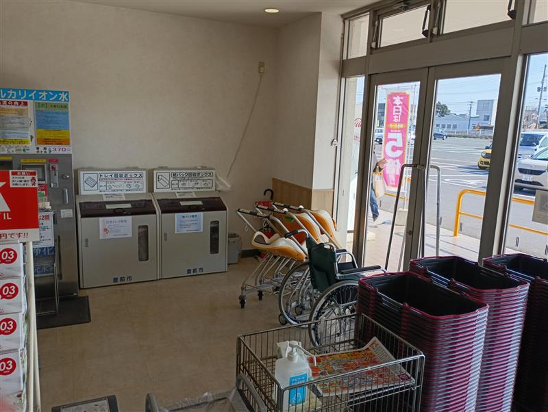 【ゆめマート 豊前】青果側風除室　物販や販促プロモーションにおすすめな催事イベントスペース