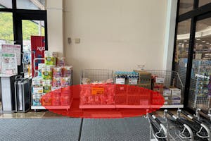 【ゆめマート 東萩】風除室 物販や販促プロモーションにおすすめな催事イベントスペース