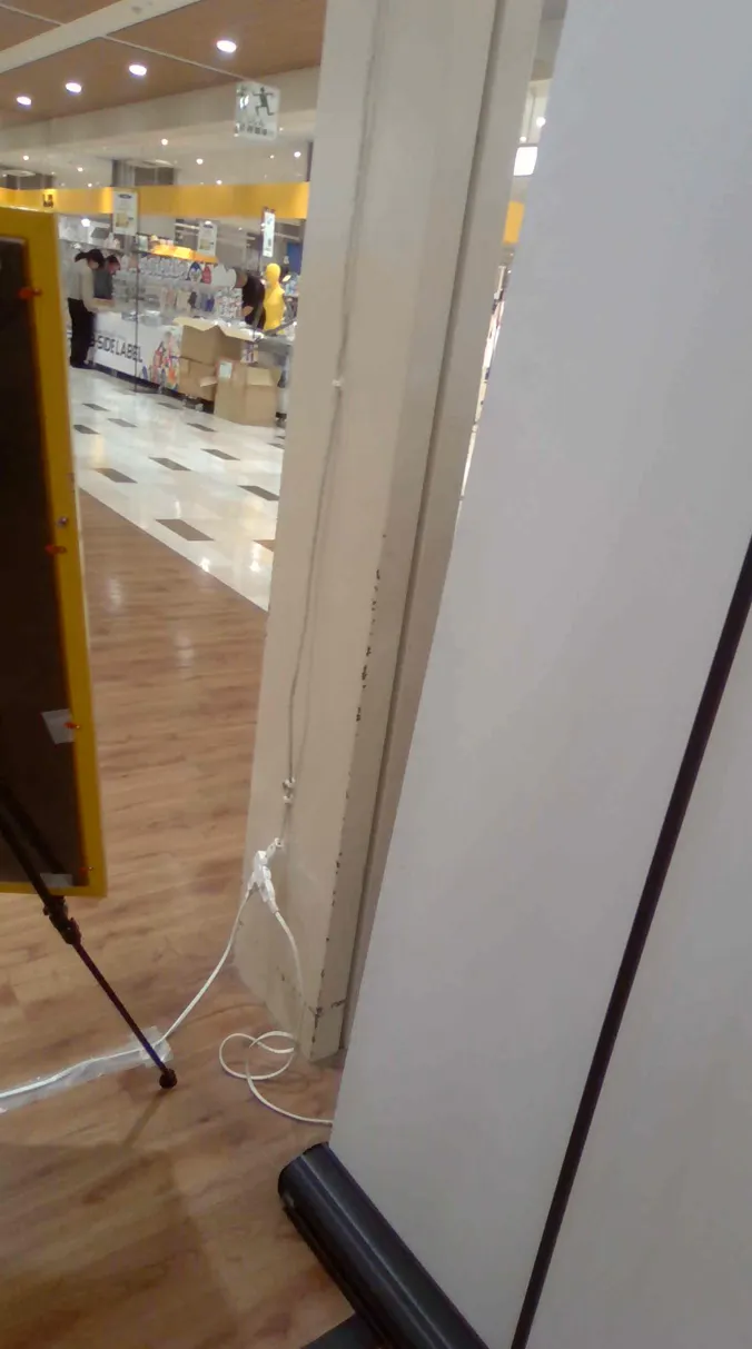 【天満屋ハピータウンポートプラザ店】南側エスカレーター横 各種プロモーション、会員獲得イベントに最適な屋内催事イベントスペース